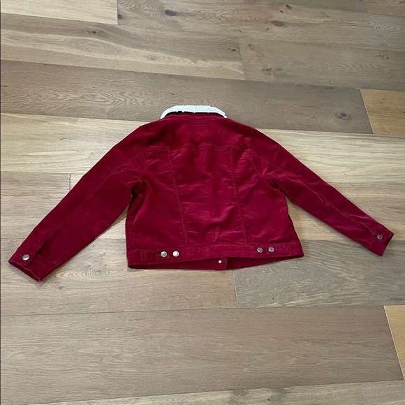 Torrid Corduroy Sherpa Collar Trucker Jacket Size 1 - Picture 12 of 16